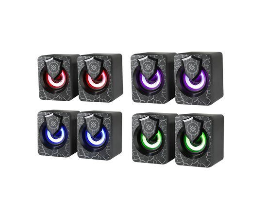 Акустическая система Defender Onyx Led USB Black (65038), изображение 6 Акустическая система Defender Onyx Led USB Black (65038), изображение 6