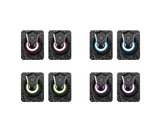 Акустическая система Defender Onyx Led USB Black (65038), изображение 7 Акустическая система Defender Onyx Led USB Black (65038), изображение 7