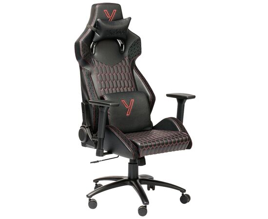 Крісло ігрове YENKEE YGC 110RD GHOST Black (63000053), зображення 2