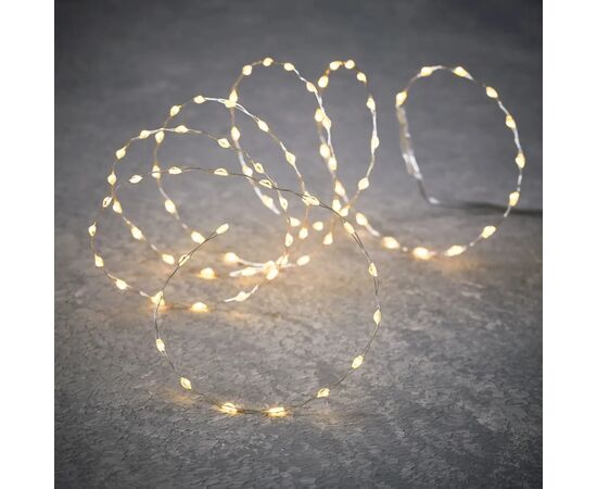 Гирлянда Luca Lighting струна, 1,74 м, теплий білий, 90 LED, таймер (8718861853278) Гирлянда Luca Lighting струна, 1,74 м, теплий білий, 90 LED, таймер (8718861853278)