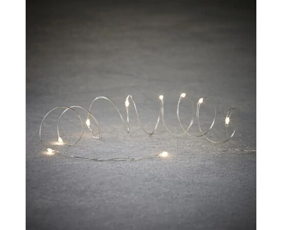 Гирлянда Luca Lighting струна, 3 м, класична біла, 30 LED 3AA, дисплей+таймер (8718861694093) Гирлянда Luca Lighting струна, 3 м, класична біла, 30 LED 3AA, дисплей+таймер (8718861694093)