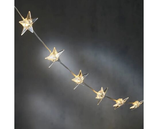 Гирлянда Luca Lighting Зірки, струна, 1,3 м, класична біла, 10 LED 2AA, таймер (8720967822904) Гирлянда Luca Lighting Зірки, струна, 1,3 м, класична біла, 10 LED 2AA, таймер (8720967822904)