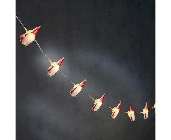 Гирлянда Luca Lighting Санта, струна, 1,3 м, класична біла, 10 LED 2AA, таймер (8720967822850) Гирлянда Luca Lighting Санта, струна, 1,3 м, класична біла, 10 LED 2AA, таймер (8720967822850)