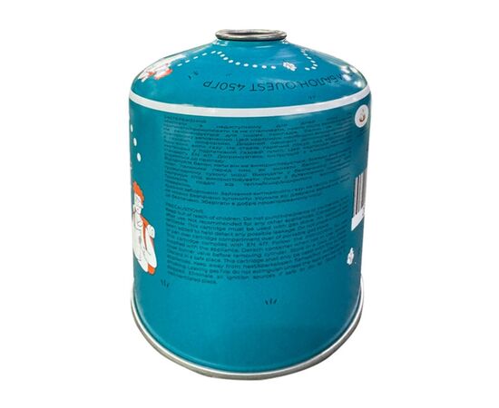 Газовый баллон Quest 450 г різьбове з'єднання (набір 12 шт) (Q-G450_12), изображение 2