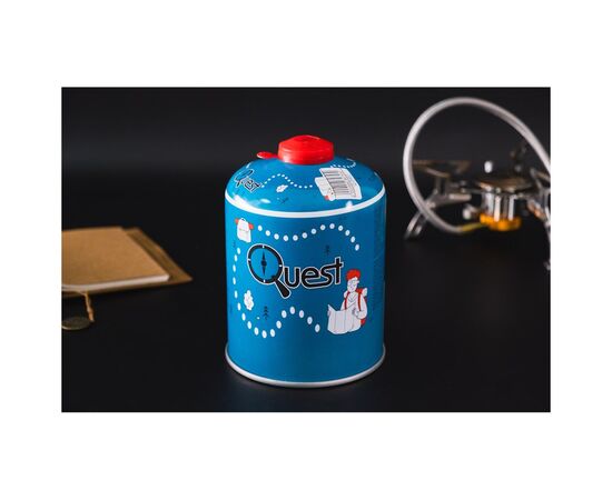 Газовый баллон Quest 450 г різьбове з'єднання (набір 12 шт) (Q-G450_12), изображение 5