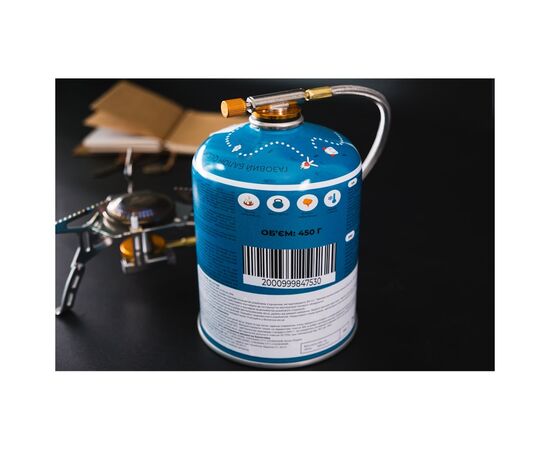 Газовый баллон Quest 450 г різьбове з'єднання (набір 12 шт) (Q-G450_12), изображение 8