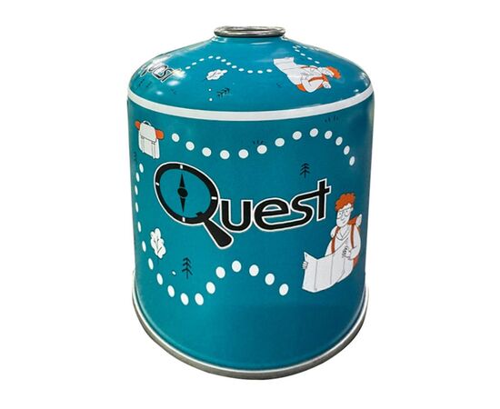 Газовый баллон Quest 450 г різьбове з'єднання (набір 12 шт) (Q-G450_12)