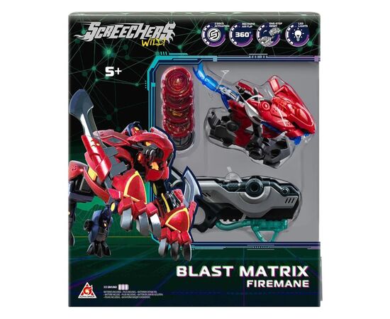 Трансформер Screechers Wild ! S5 L2 - Файермен (EU686122), зображення 10