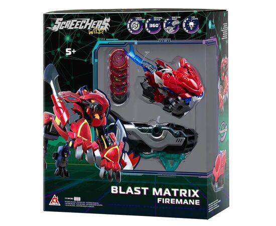 Трансформер Screechers Wild ! S5 L2 - Файермен (EU686122), зображення 2