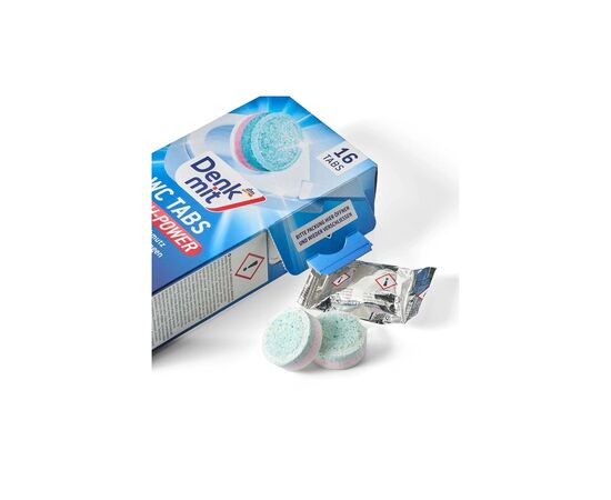 Средство для чистки унитаза DenkMit Таблетки 16 шт. (4066447791594), изображение 2 Средство для чистки унитаза DenkMit Таблетки 16 шт. (4066447791594), изображение 2