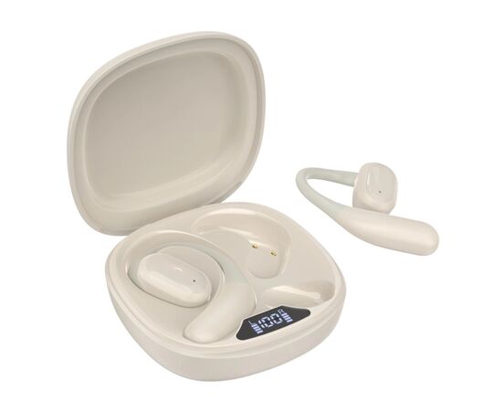Навушники Choetech Open-ear з LED дисплеєм Beige (BH-T25-SK) Навушники Choetech Open-ear з LED дисплеєм Beige (BH-T25-SK)