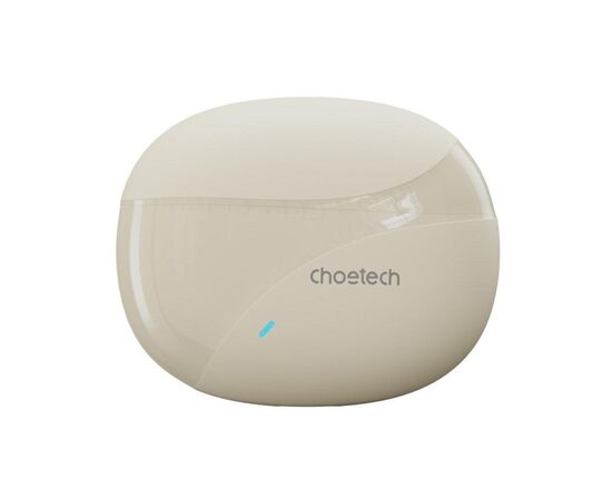 Навушники Choetech TWS Oval Beige (BH-T24-SK), зображення 2 Навушники Choetech TWS Oval Beige (BH-T24-SK), зображення 2