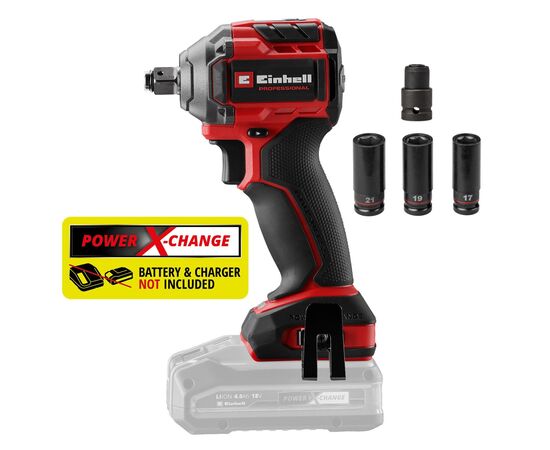 Гайковерт Einhell Professional TP-CW 18/260-C Li BL - Solo 18V, бесщеточный, 260Нм 0-2700об/мин, 0.95кг (без АКБ и (4510090)
