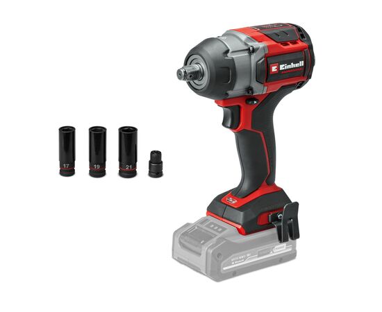 Гайковерт Einhell Professional TP-CW 18/750-C Li BL - Solo 18V, безщітковий, 750Нм 0-2200об/хв, 1.78кг (без АКБ та (4510065), зображення 4 Гайковерт Einhell Professional TP-CW 18/750-C Li BL - Solo 18V, безщітковий, 750Нм 0-2200об/хв, 1.78кг (без АКБ та (4510065), зображення 4