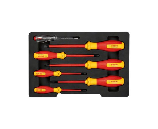 Набор отверток Bosch Professional, 7 шт, (TX), VDE (1.600.A02.NF8), изображение 3 Набор отверток Bosch Professional, 7 шт, (TX), VDE (1.600.A02.NF8), изображение 3