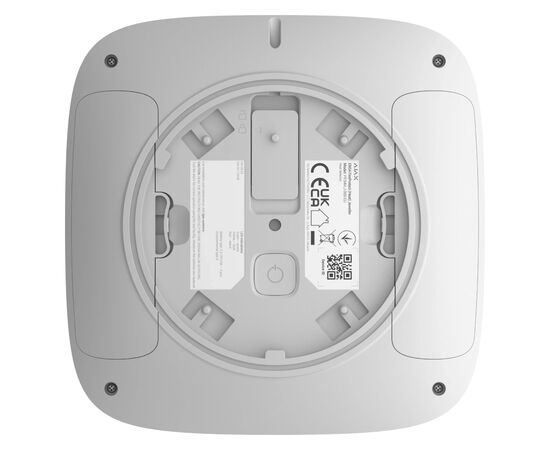 Датчик диму Ajax EN54 FireProtect (Heat) white, зображення 6 Датчик диму Ajax EN54 FireProtect (Heat) white, зображення 6