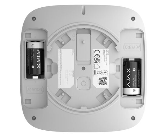 Датчик диму Ajax EN54 FireProtect (Heat) white, зображення 7 Датчик диму Ajax EN54 FireProtect (Heat) white, зображення 7