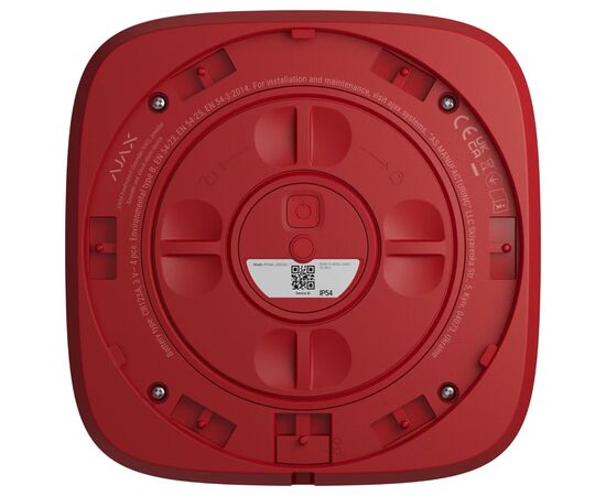 Сирена Ajax EN54 FireProtect Sounder red, зображення 4 Сирена Ajax EN54 FireProtect Sounder red, зображення 4