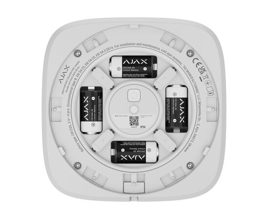 Сирена Ajax EN54 FireProtect Sounder white, зображення 2 Сирена Ajax EN54 FireProtect Sounder white, зображення 2