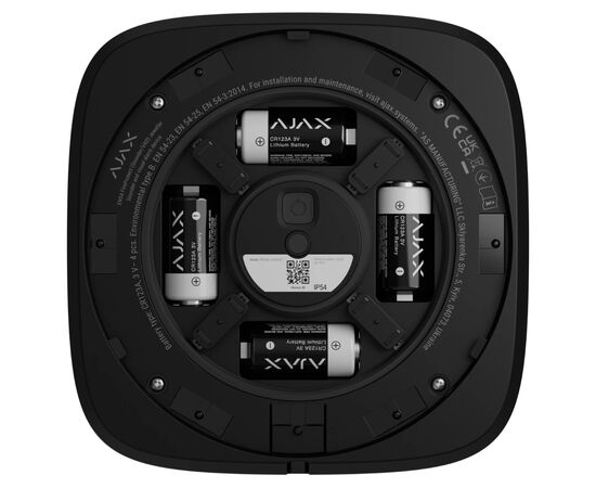 Сирена Ajax EN54 FireProtect Sounder black, зображення 5 Сирена Ajax EN54 FireProtect Sounder black, зображення 5