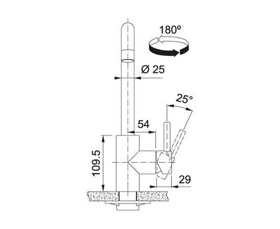 Смеситель Franke Kubus (115.0529.202), изображение 9 Смеситель Franke Kubus (115.0529.202), изображение 9