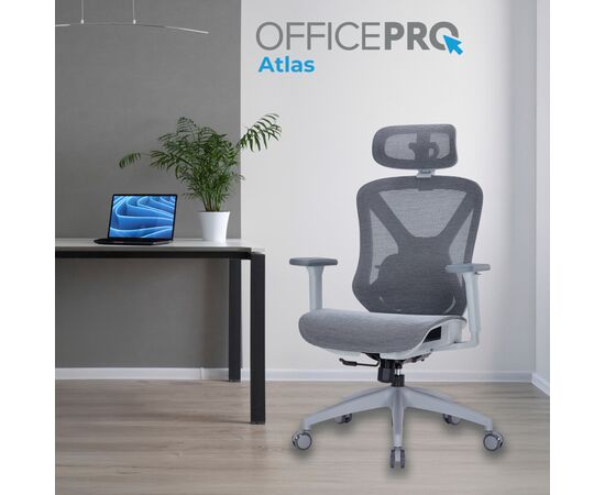 Офісне крісло OfficePro Atlas OC630G-DG-DG (OC630-G-DG-DG), зображення 7 Офісне крісло OfficePro Atlas OC630G-DG-DG (OC630-G-DG-DG), зображення 7