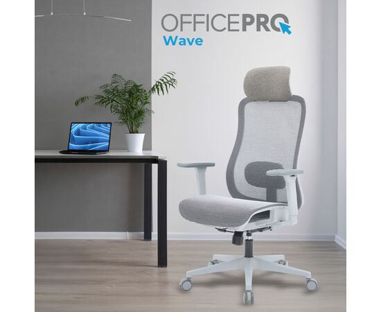 Офисное кресло OfficePro Wave OC670-G-G-G (OC670-G-G-G), изображение 9 Офисное кресло OfficePro Wave OC670-G-G-G (OC670-G-G-G), изображение 9