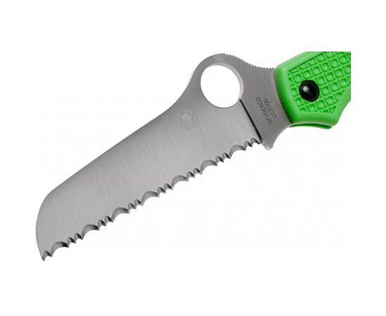 Нож Spyderco Atlantic Salt Serrator Green (C89FSGR), изображение 3 Нож Spyderco Atlantic Salt Serrator Green (C89FSGR), изображение 3