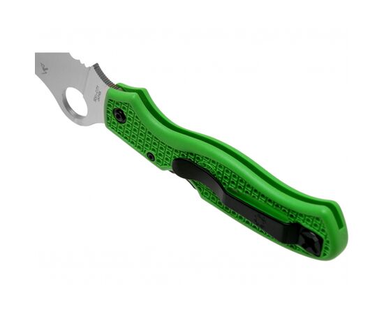 Нож Spyderco Atlantic Salt Serrator Green (C89FSGR), изображение 5 Нож Spyderco Atlantic Salt Serrator Green (C89FSGR), изображение 5
