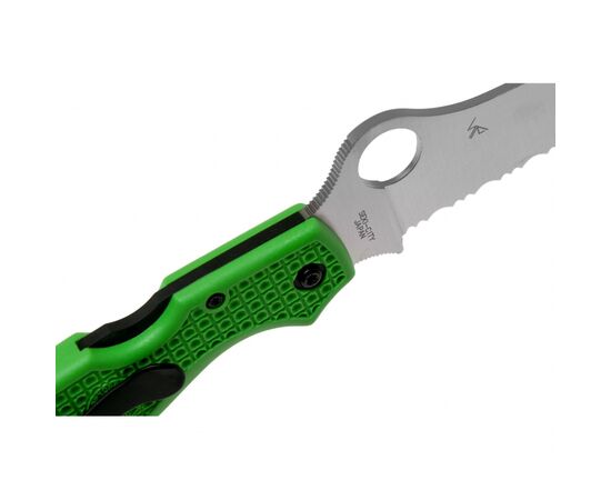 Нож Spyderco Atlantic Salt Serrator Green (C89FSGR), изображение 6 Нож Spyderco Atlantic Salt Serrator Green (C89FSGR), изображение 6