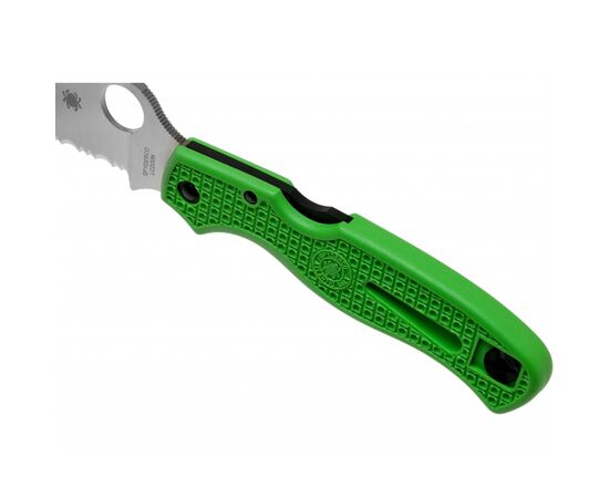Нож Spyderco Atlantic Salt Serrator Green (C89FSGR), изображение 7 Нож Spyderco Atlantic Salt Serrator Green (C89FSGR), изображение 7