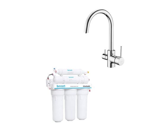 Смеситель Franke Deante з фільтром зворотного осмосу Ecosoft Standard (BCH_064M_PROMOSET) Смеситель Franke Deante з фільтром зворотного осмосу Ecosoft Standard (BCH_064M_PROMOSET)