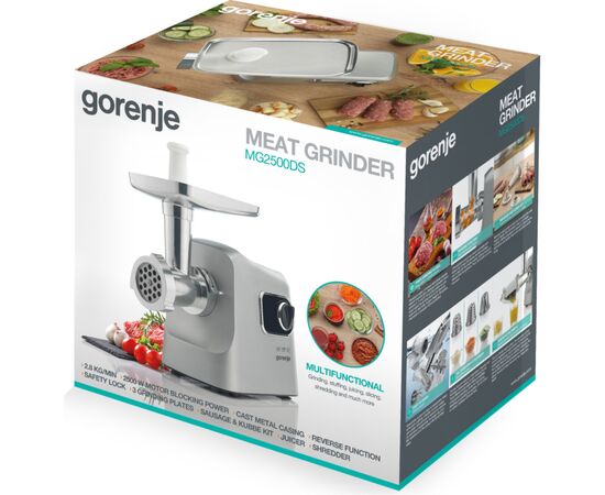 М'ясорубка Gorenje MG2500DS, зображення 11 М'ясорубка Gorenje MG2500DS, зображення 11