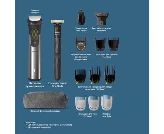 Тример Philips MG9552/15, зображення 2 Тример Philips MG9552/15, зображення 2