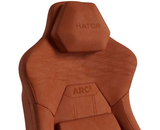 Крісло ігрове Hator Arc 3 XL Velour Orange (HTC3449XL), зображення 5
