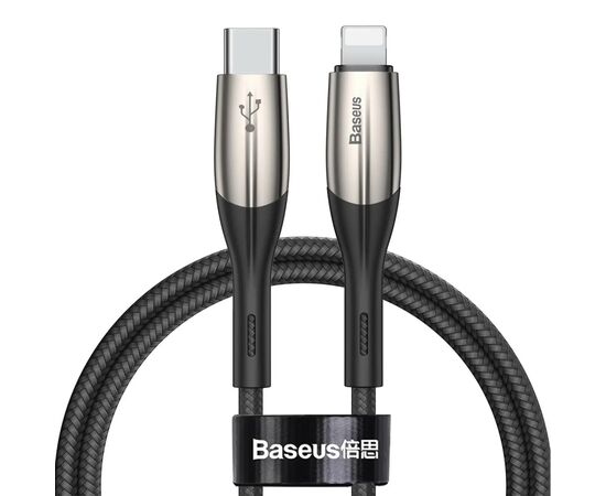 Дата кабель USB-C to Lightning 1.0m 18W black Baseus (CATLSP-01) Дата кабель USB-C to Lightning 1.0m 18W black Baseus (CATLSP-01)