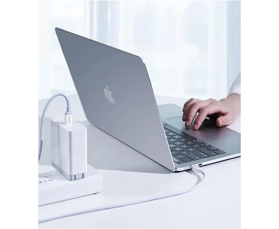 Дата кабель USB-C to USB-C 0.5m 3A 60W US264 white Ugreen (60517), зображення 7 Дата кабель USB-C to USB-C 0.5m 3A 60W US264 white Ugreen (60517), зображення 7