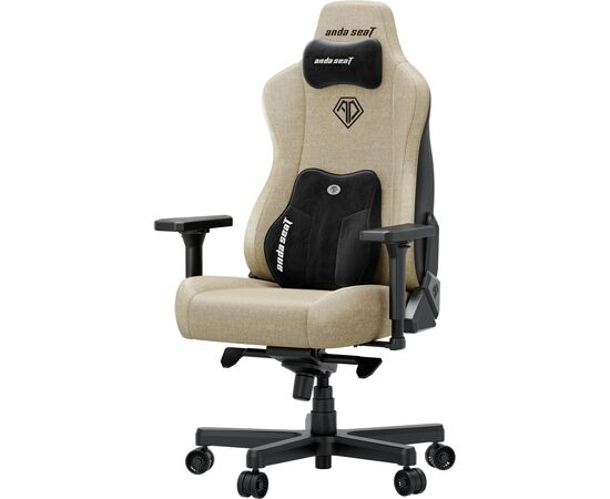 Кресло игровое AndaSeat Kaiser 3E Fabric XL Beige (AD23YC-XL-09-I-CF-I01), изображение 3