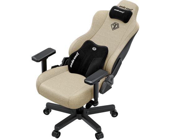 Кресло игровое AndaSeat Kaiser 3E Fabric XL Beige (AD23YC-XL-09-I-CF-I01), изображение 8