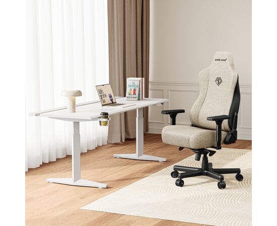 Кресло игровое AndaSeat Kaiser 3E Fabric XL Beige (AD23YC-XL-09-I-CF-I01), изображение 9