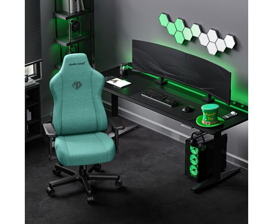 Кресло игровое AndaSeat Kaiser 3E Fabric XL Light Blue (AD23YC-XL-09-E-CF-E01), изображение 9