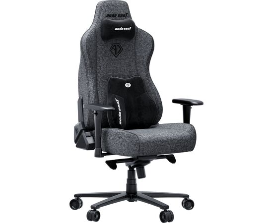 Кресло игровое AndaSeat Novis Plus Fabric XL Dark Grey (AD23YC-XL-01-GB-F-G04), изображение 2