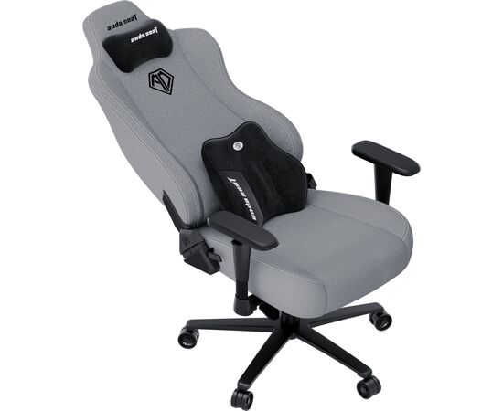 Кресло игровое AndaSeat Novis Plus Fabric XL Grey (AD23YC-XL-01-G-F-G04), изображение 7