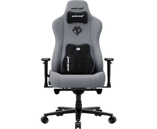 Кресло игровое AndaSeat Novis Plus Fabric XL Grey (AD23YC-XL-01-G-F-G04)