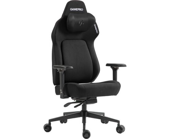 Крісло ігрове GamePro GC925B Fabric Black (GC925B), зображення 2