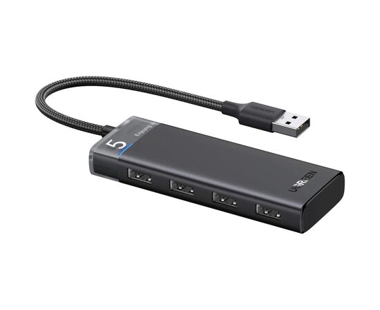 Концентратор Ugreen USB 3.0 to 4xUSB 3.2 Gen1 CM653 black (15548)