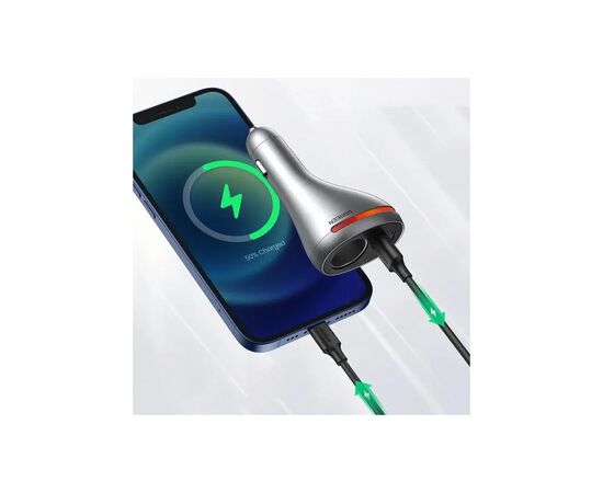 Зарядное устройство UGREEN USBC PD20W + USB QC3.0 silver (60712), изображение 3