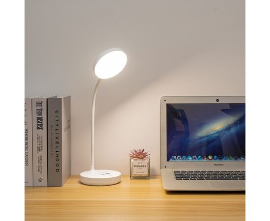 Настільна лампа Eurolamp 5W 400Lm 2800-6500K Type-C+Battery 2400mAh (LED-TLB-5W), зображення 4 Настільна лампа Eurolamp 5W 400Lm 2800-6500K Type-C+Battery 2400mAh (LED-TLB-5W), зображення 4