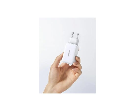 Зарядное устройство Ugreen 1xUSB + 2xUSB-C 65W GaN CD244 white (15334), изображение 7