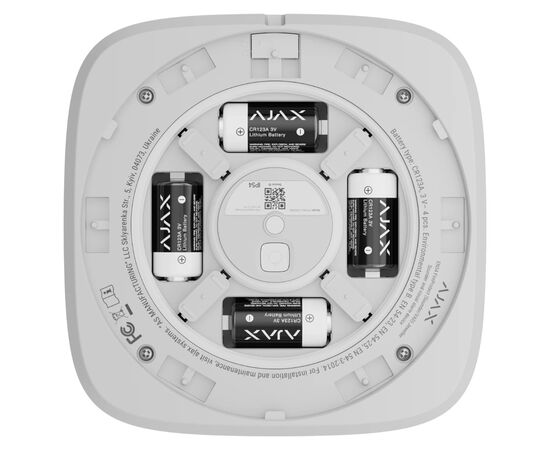 Сирена Ajax EN54 FireProtect Sounder/VAD white, зображення 3 Сирена Ajax EN54 FireProtect Sounder/VAD white, зображення 3